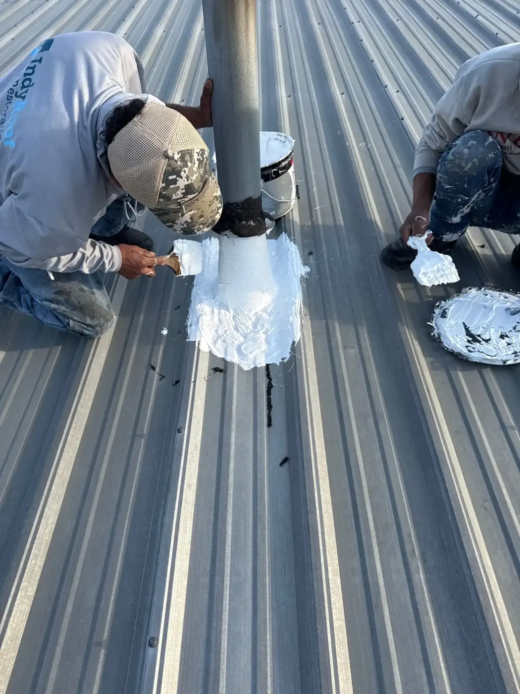 Flashing and seam work in Wood Wind Landing