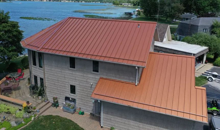 Tarping and dry-in on a Wood Wind Landing commercial roof