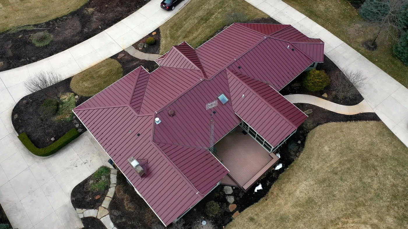 Metal Roofing in Wood Wind Landing
